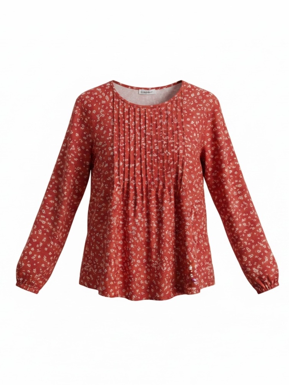 Fantaslook Women’s Size XL Red Pintuck Blouse